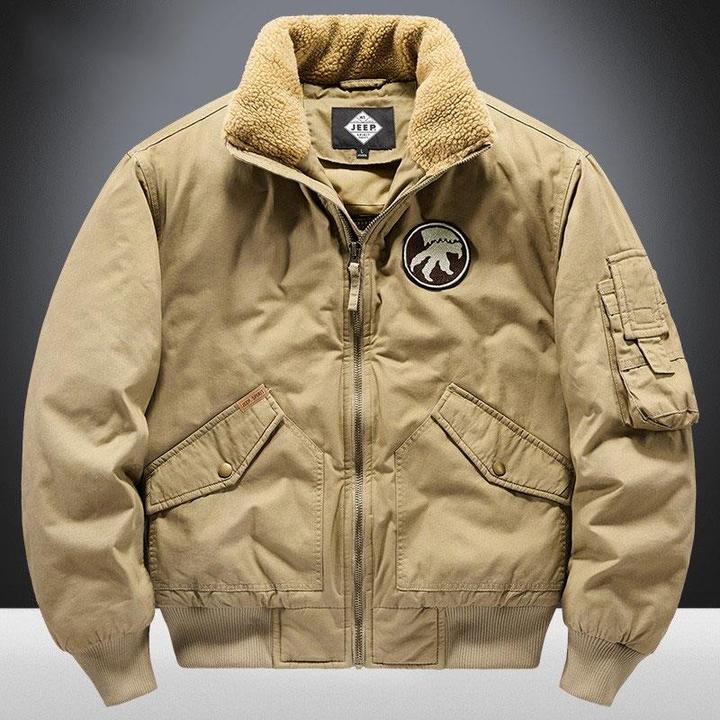 高级感男装冬季美式工装保暖男衣男2025潮牌简约帅气宽松男服外套