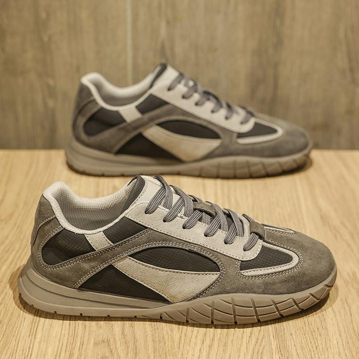 秋冬季男鞋阿甘鞋男款鞋子复古男士板鞋潮流防滑休闲运动德训潮鞋