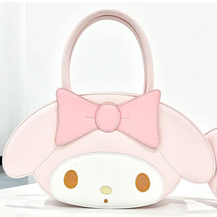 正版授权可爱萌脸pu女包可爱凯蒂猫美乐蒂手提包背包kitty包包