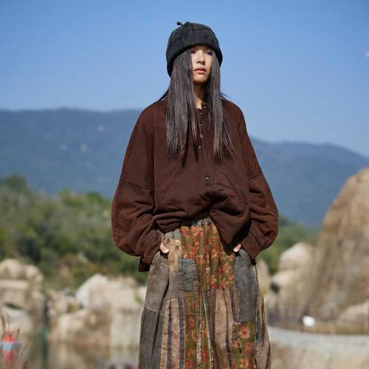 【大漂亮推荐】麻依者2025年新款棉衣#H-1360