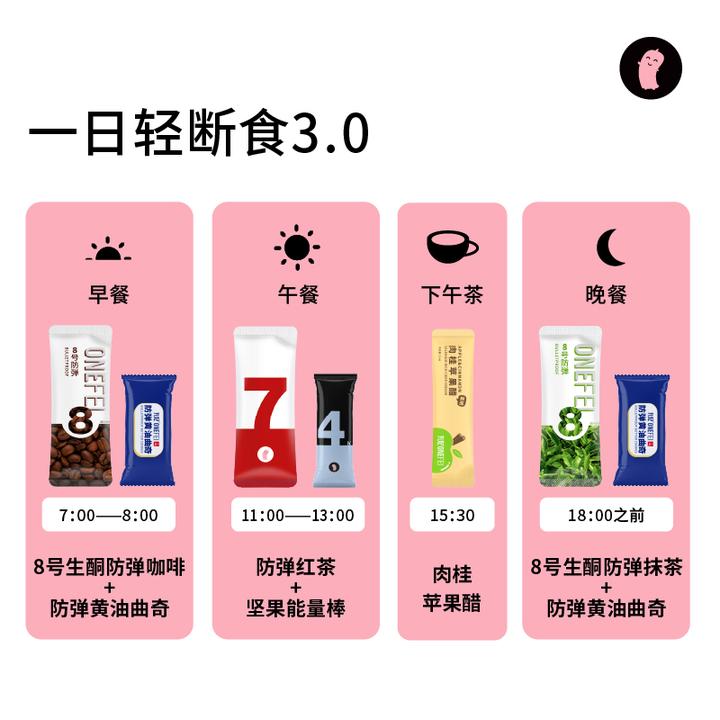 丸妃3.0一日轻断食早餐冲饮即食代餐速溶MCT防弹咖啡生酮饮食饱腹
