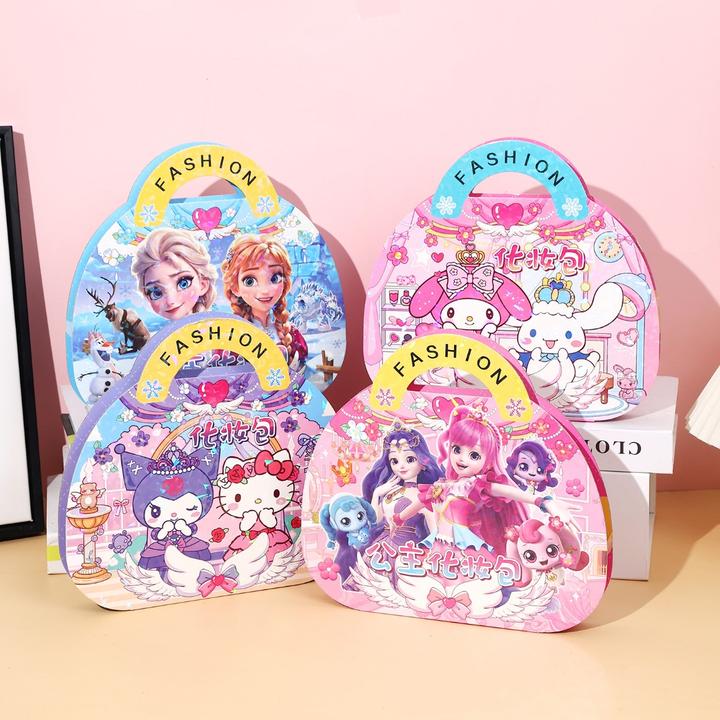 公主化妆包安静书手提礼盒艾莎公主三丽鸥女生礼物