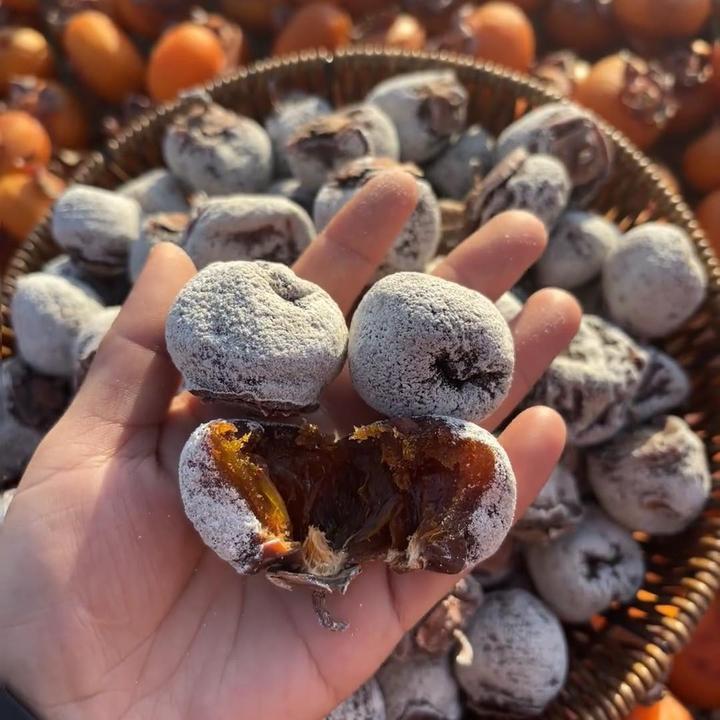 （别多买，老顾客都分一分！）山西农家老式柿饼老树柿子饼