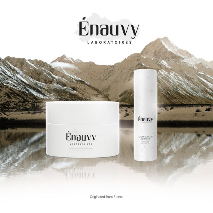 ！精华+面霜！法国原装进口Enauvy 保湿修护舒缓紧致提亮敏感肌