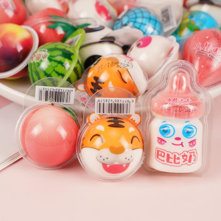 小鹿达达爆浆软糖流心水果夹心糖多口味休闲糖果小孩子追剧小零食