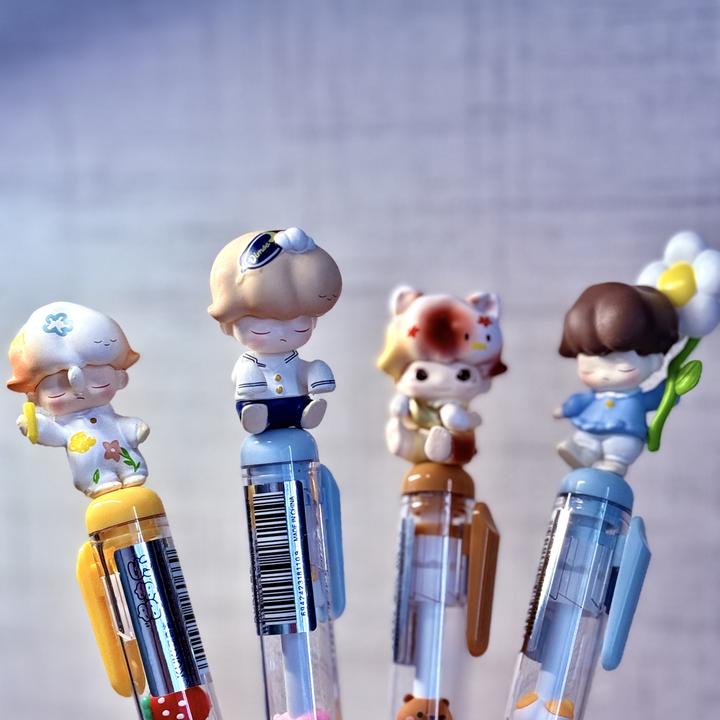 Dimomo萌粒改娃创意diy串串乐趣味中性笔可爱学生用笔