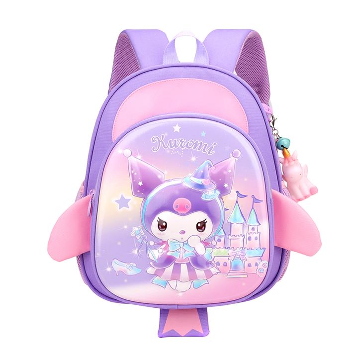 女孩书包幼儿园中大班公主可爱库洛米双肩包防水护脊美乐蒂背包轻