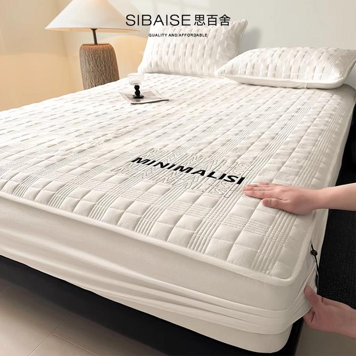 床笠纯棉100全棉加厚夹棉2025新款四季通用席梦思床垫保护罩套a类