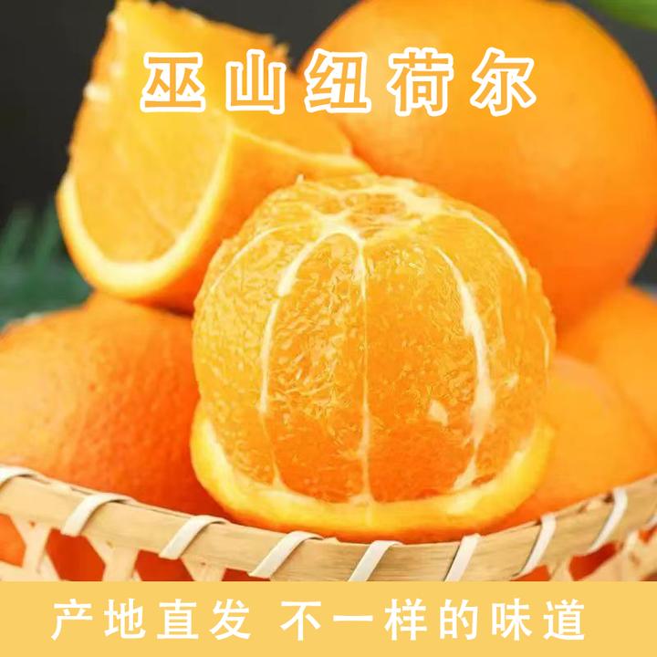 橙子巫山纽荷尔脐恋橙当季应季水果现摘脐橙新鲜多汁果园直发包邮
