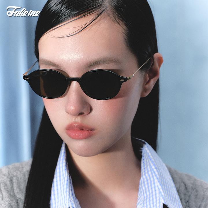 Fakeme（达人专属）2025新品超轻板材β钛拼接防紫外线太阳镜 kate