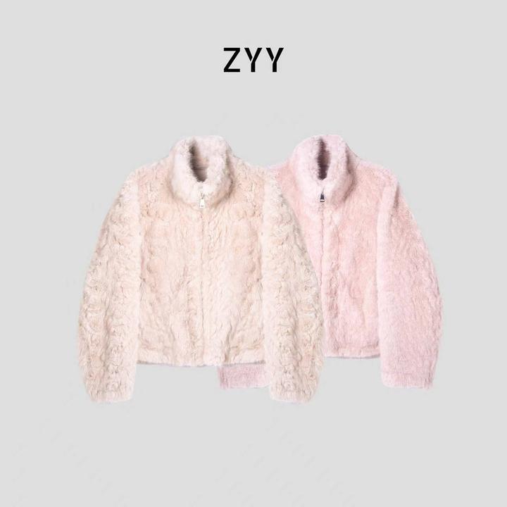 ZYY【晚月】025/S仿貂毛皮草外套环保皮草外套X25DMNWT05607