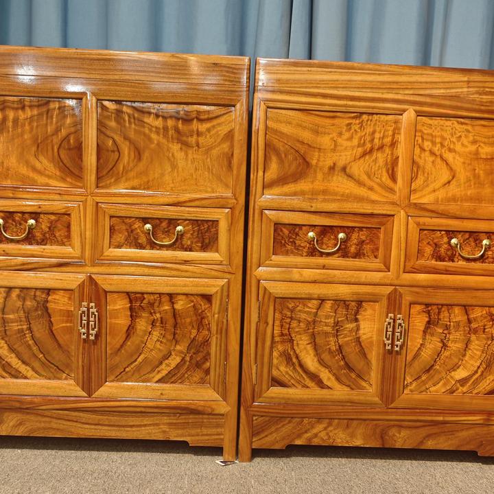 老料香樟木复古箱柜家用/客厅储物柜五斗柜收纳柜柜子实木新中式