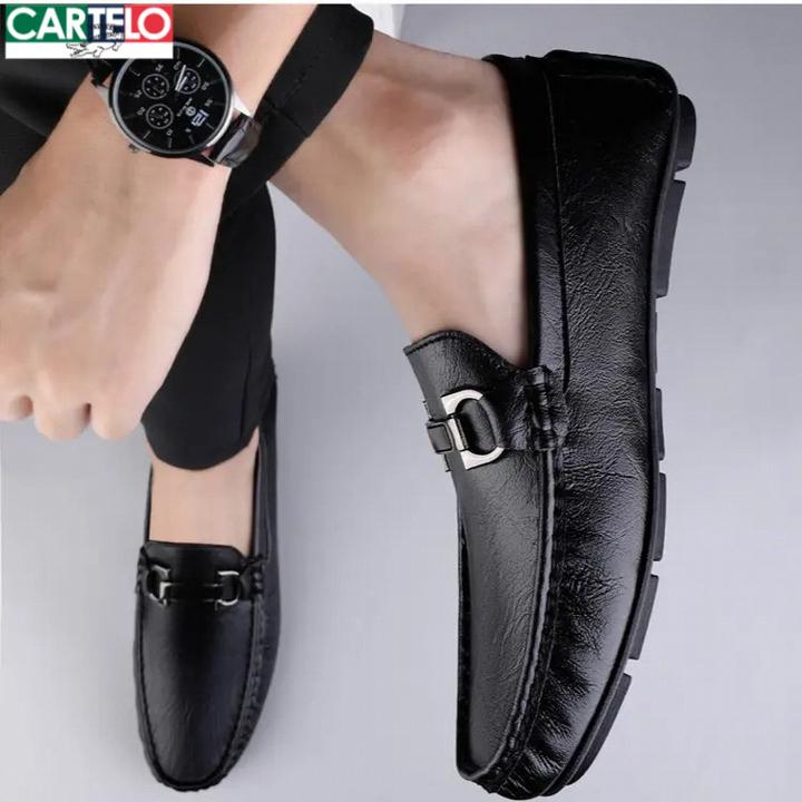 男士皮鞋秋冬2025新款爆款豆豆鞋子男款时尚百搭软底驾车男鞋痞帅