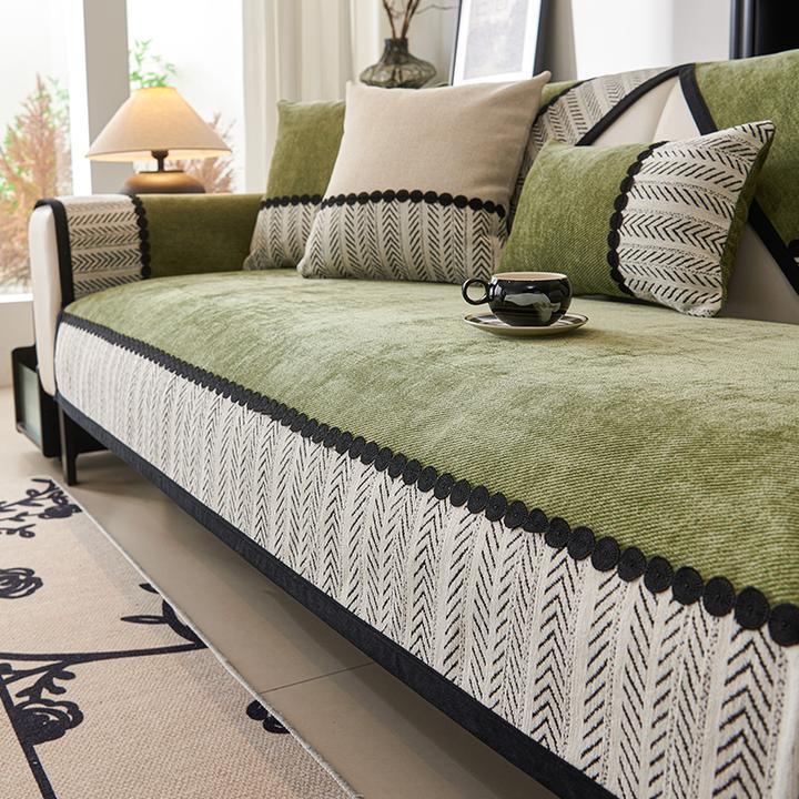 似水年华雪尼尔沙发垫