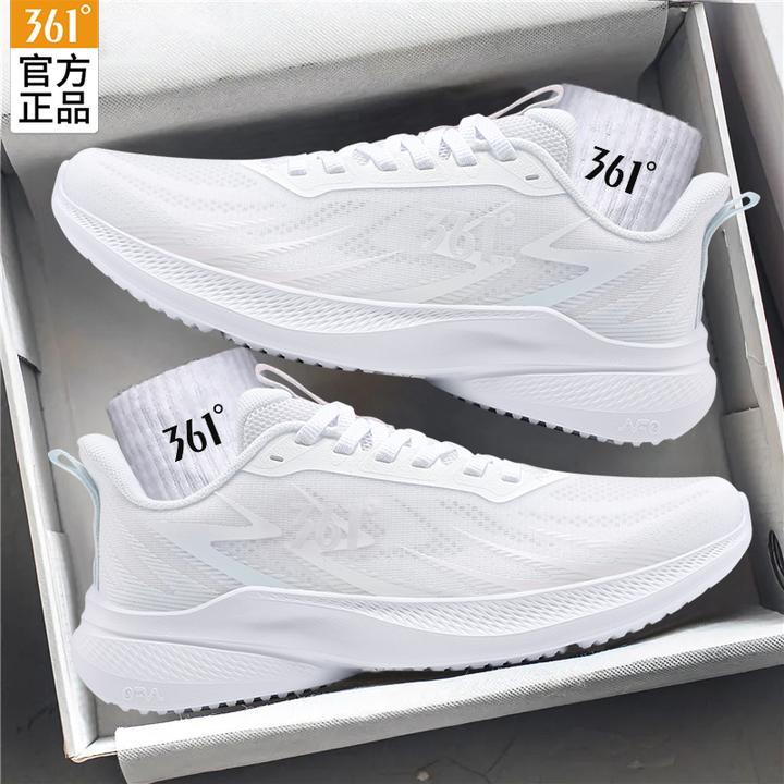 361度女鞋跑步鞋官方正品女款网面透气运动鞋361度单网薄款休闲鞋