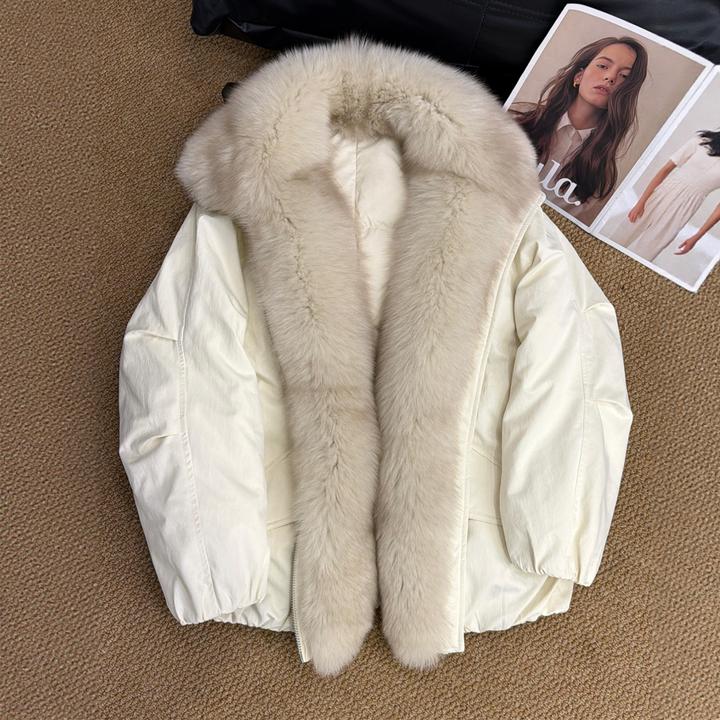 独特漂亮毛领派克服女装2025新款超好看冬装保暖棉服小个子厚外套