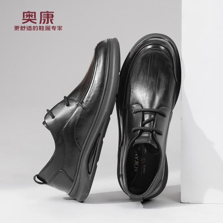 奥康冬季男士皮鞋男款2025新款爆款透气皮鞋男士正装鞋皮鞋男结婚