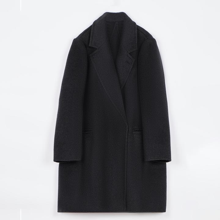 ZHENXI【墨尔本大衣】高个子加长简约毛呢大衣25QDFF0710