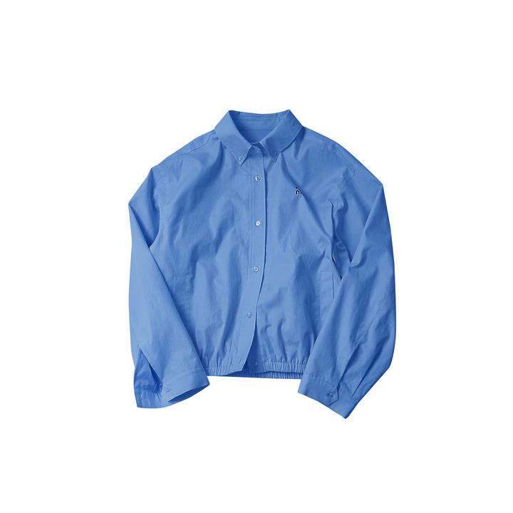 【休闲字母衬衫】HSCS57116秋季短款清新百搭休闲衬衫