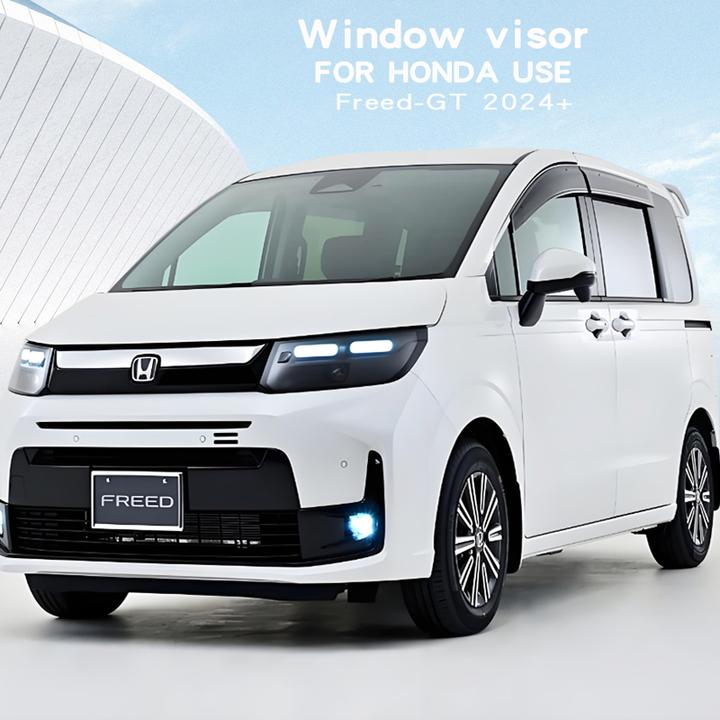 适用港版海外版本田Freed晴雨挡本田Freed车窗雨眉导流防水防雨板