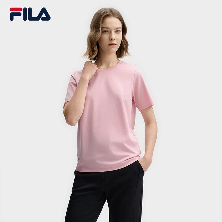 Fila/斐乐新款运动休闲户外女士短袖T恤 情侣宽松t恤F11W513103