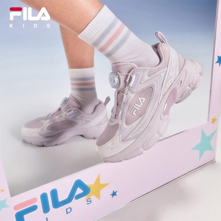 【斐乐儿童天马2Q3】2025年秋季新款中大童运动复古跑鞋K55B531101