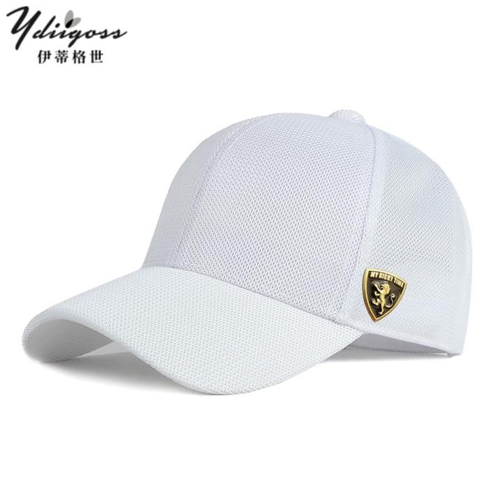 YDIIGOSS鸭舌帽夏季速干透气网眼薄款显脸小登山运动防晒遮阳帽子