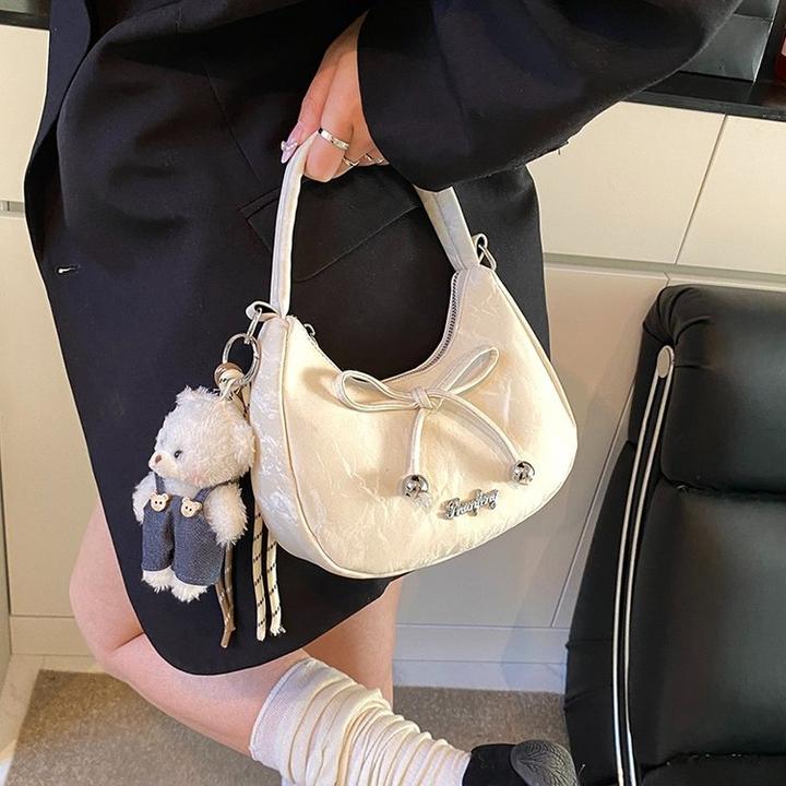 高级感手拎包包女款2025新款潮流行时尚质感单肩包百搭斜挎水桶包