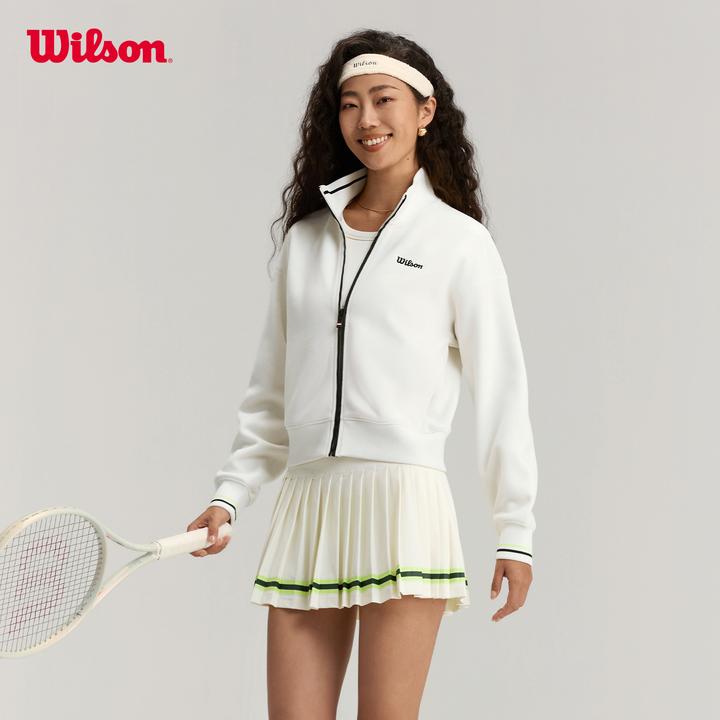 Wilson威尔胜女士秋冬保暖FLEECE针织长袖外套WW20076