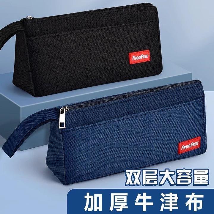 2025新款笔袋文具铅笔袋收纳袋大容量初中学生帆布简约笔袋收纳盒