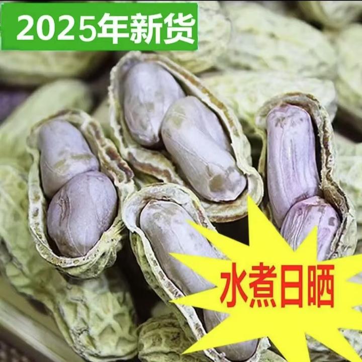 【25年新果软口】农家水煮日晒花生软口不脆有嚼劲带壳坚果零食精选