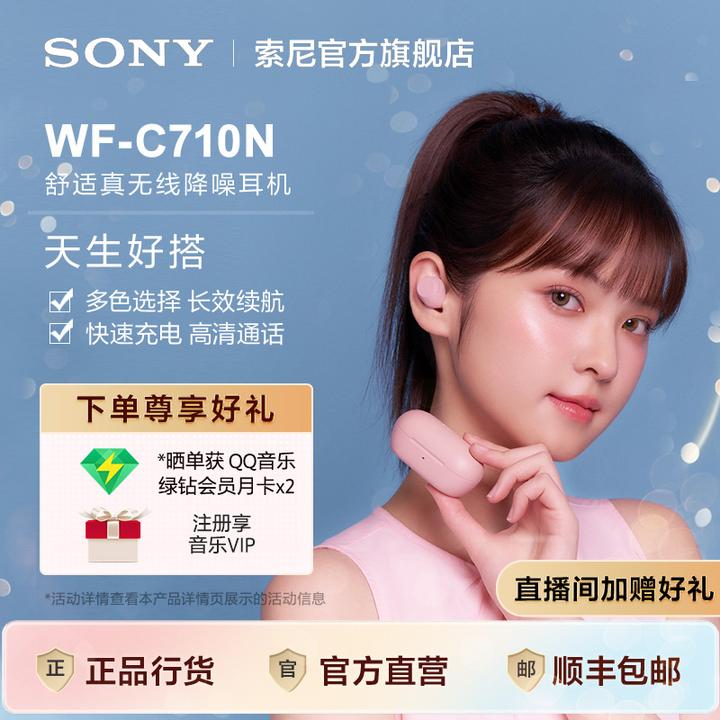 Sony/索尼WF-C710N 休闲舒适真无线降噪耳机