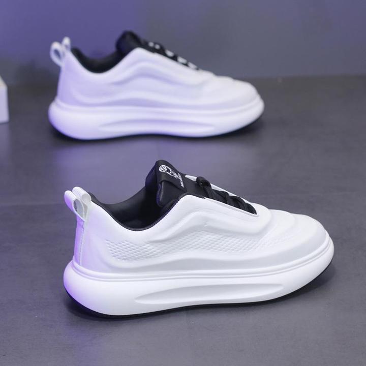 时尚男鞋2025新款ins潮休闲鞋情侣款百搭小白鞋厚底运动鞋男板鞋