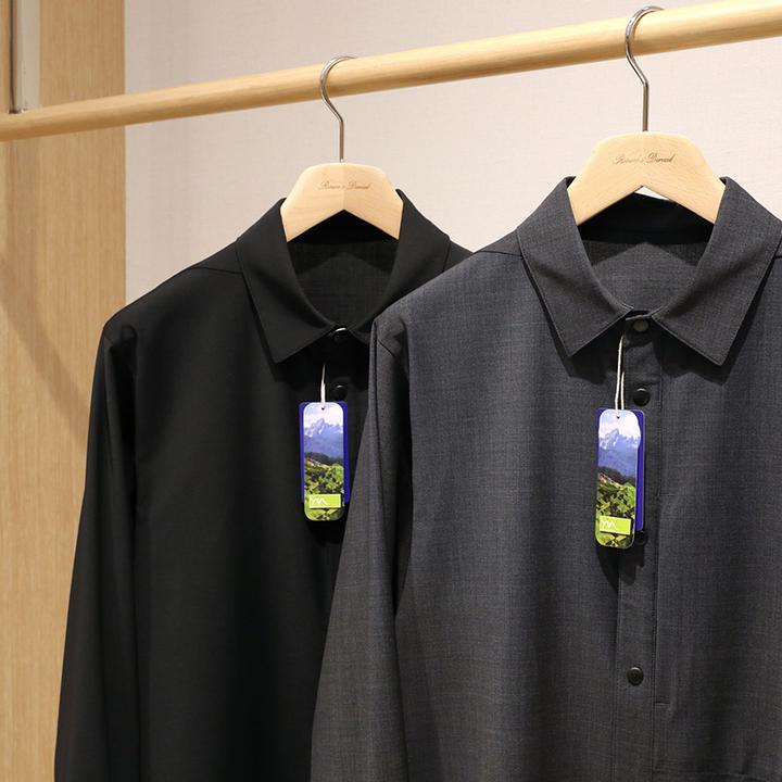 【240112031】都市节奏 户外生活科技美丽诺羊毛男士衬衫式外套