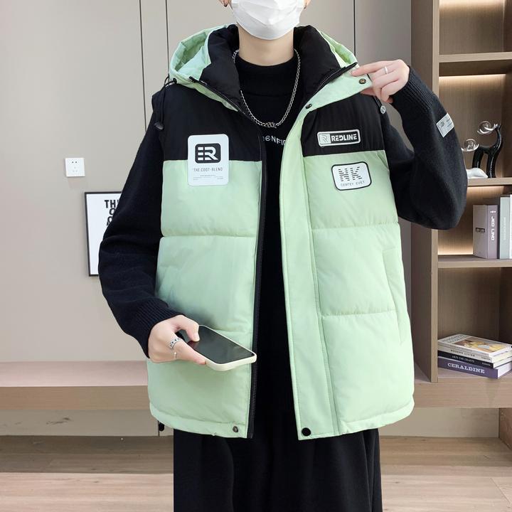 马甲男款加厚2025新款冬季外穿夹克背心休闲帅气保暖无袖棉服坎肩