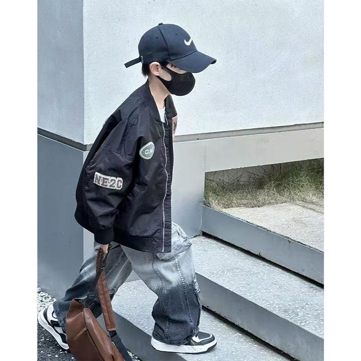 1164款春款儿童中大童外套春秋休闲外套