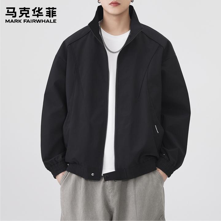 马克华菲美式工装夹克外套男秋季新款宽秋季薄外套美式三防立领男