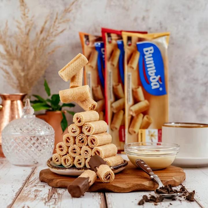 （4盒）新日期白俄罗斯维特巴多口味华夫卷80克/袋