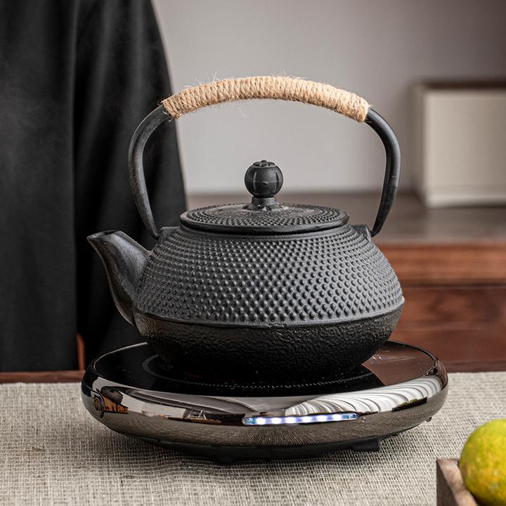 铸铁煮茶壶耐高温电陶炉烧水壶家用养生泡茶壶茶具套装小型蒸茶