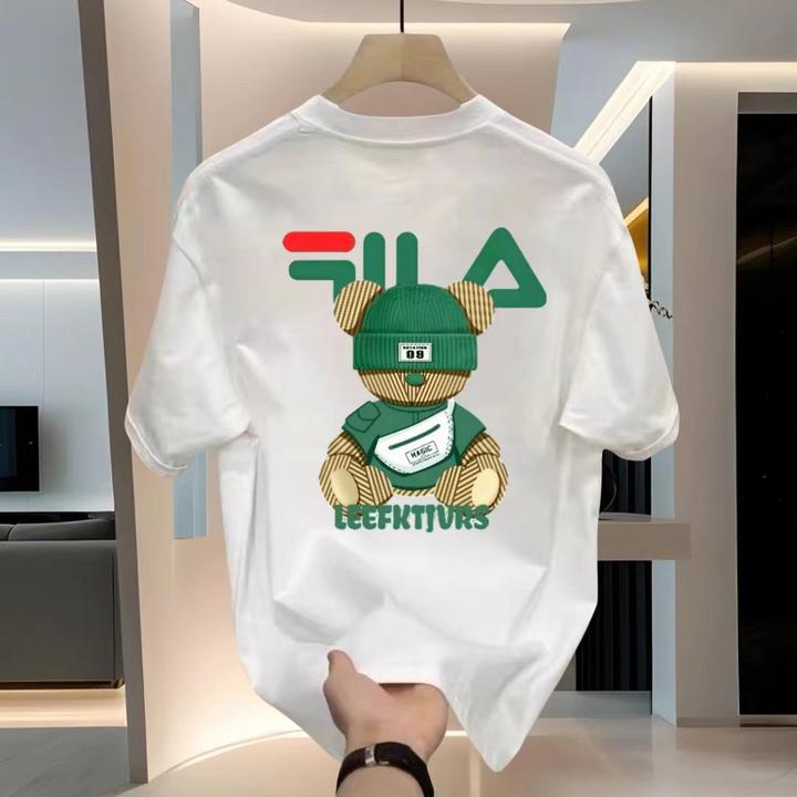 高品质纯棉男女同款短袖T恤2025夏季新款休闲圆领体恤衫宽松上衣