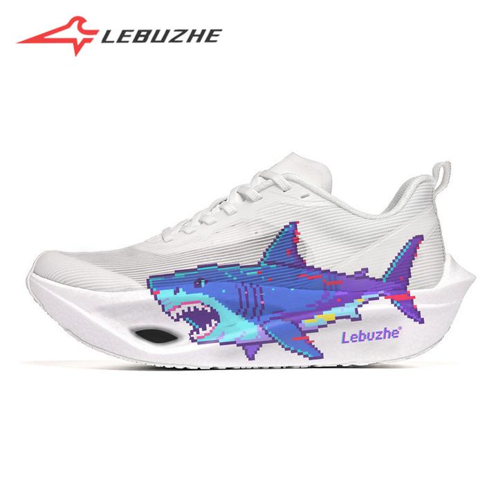 乐步者 真碳板气垫鞋创意鞋碳心6.0运动短跑训练马拉松跑步鞋