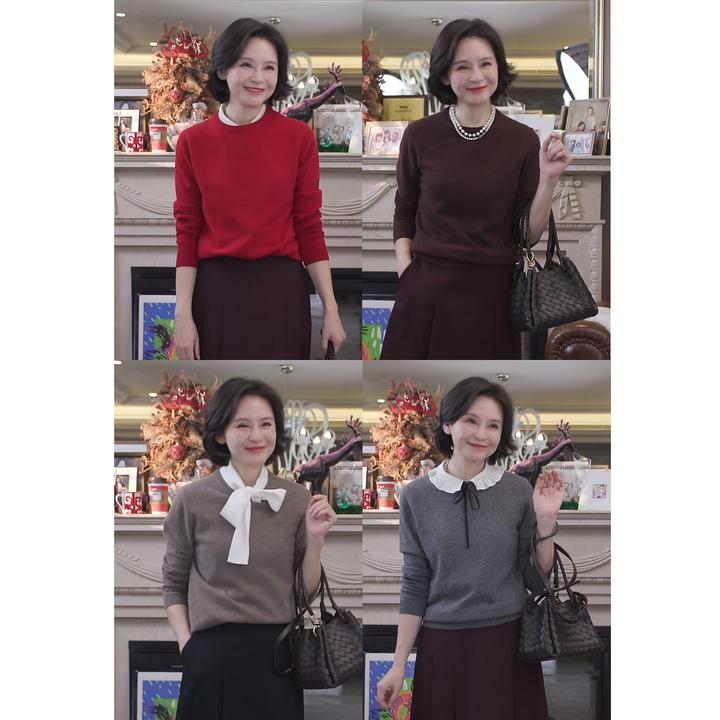 我是摩羯黑标 C家圆领羊绒衫 100羊绒日本岛精14针秋冬毛衫