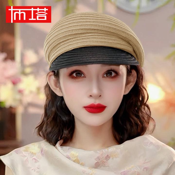 布塔贝雷帽夏季法式女帽子复古优雅欧若时尚休闲知性风PT1507