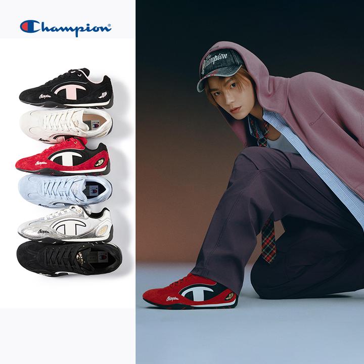 Champion【丁禹兮同款】赛车鞋透气复古经典训练板鞋25FWR04
