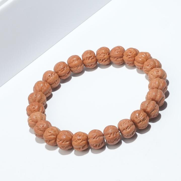 猴头核桃【雕刻八棱系列】工作室文玩级做工手串