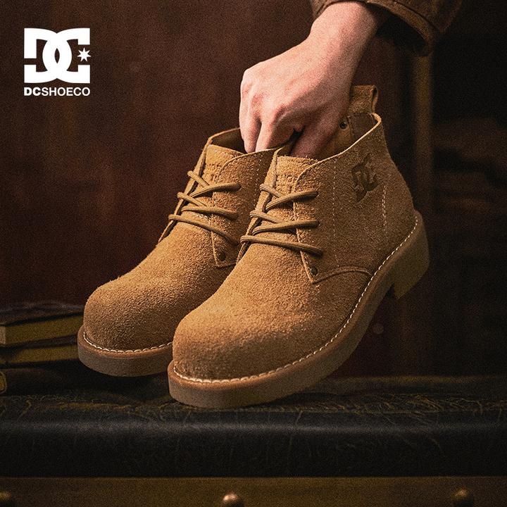 DCSHOES XIVAN EDGE 2025年冬季新款中帮男鞋短靴头层牛皮马丁靴