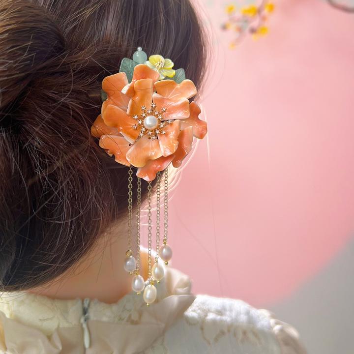 【红霞】原创设计发簪美学作品