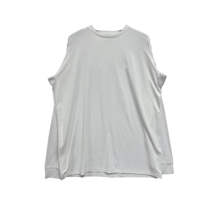 4821#夏季舒适柔软透气宽松简约大气长袖T恤上衣