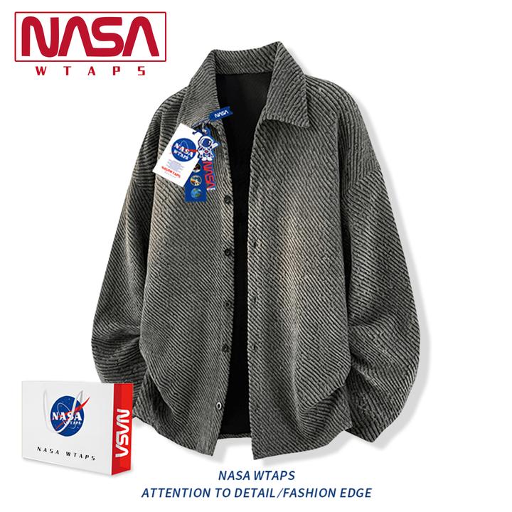 NASA WTAPS纹理感衬衫男款秋季2025新款轻奢高级感小香风衬衣外套
