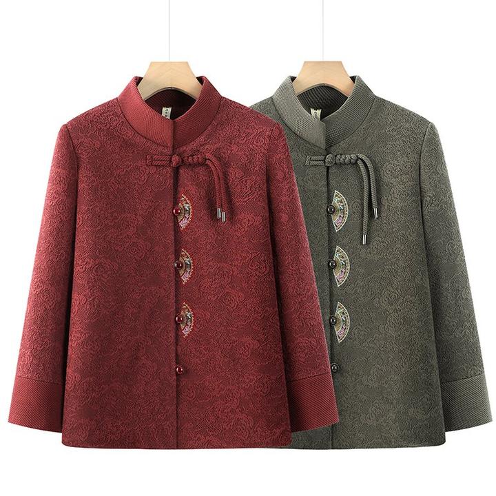 中老年女装新款秋季妈妈装外套上衣